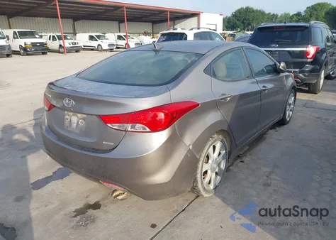 2011 Hyundai Elantra Limited from USA, damaged, VIN 5NPDH4AE5BH046280